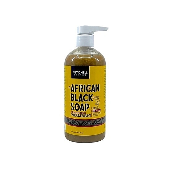 African Liquid Black Soap with Tumeric 500 ml :